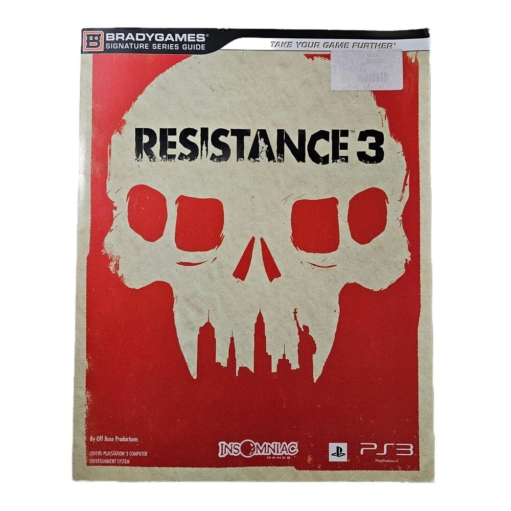 Bradygames Signature Series Guide Resistance 3 Insomniac Games For PlayStation 3